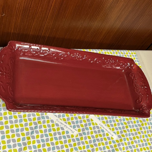 Home interiors Discontinued Rectangular Serving tray Berry collection - Picture 12 of 12